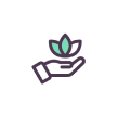 Hand with flower
